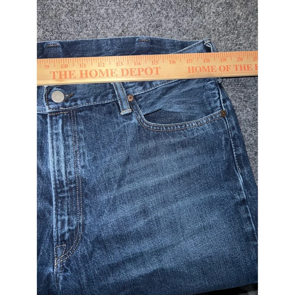 Polo Ralph Lauren Mens Jeans 38x30 Blue Denim Dark Wash Straight Leg 41381